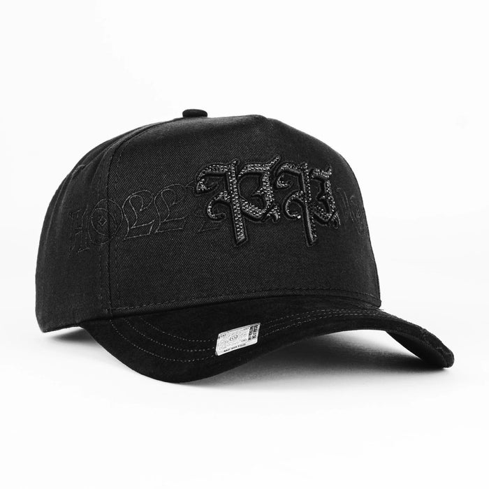 MZ HATSS - HOLLYWOOD DOBLE P TOTAL BLACK