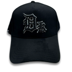 DAKAPS- DK CRISTALS BLACK/SILVER