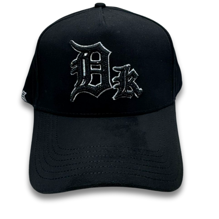 DAKAPS- DK CRISTALS BLACK/SILVER