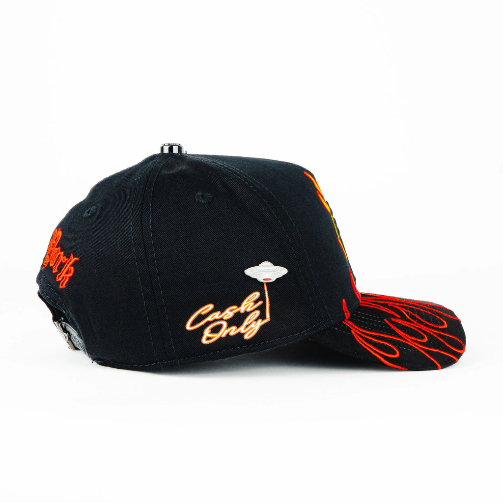CASH ONLY - NY FLAMES RED BLACK