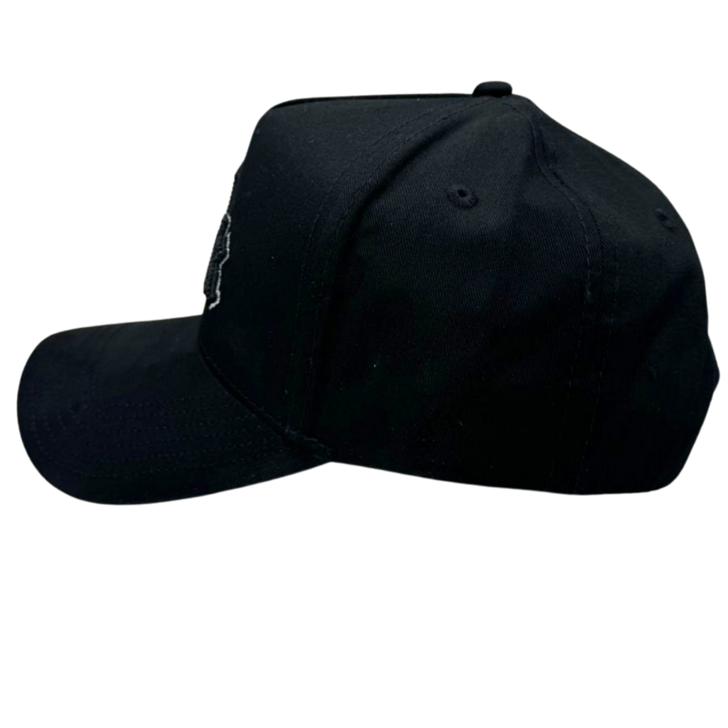 DAKAPS- DK CRISTALS BLACK/SILVER