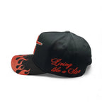 CASH ONLY - STAR IN FLAMES BLACK