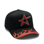 CASH ONLY - STAR IN FLAMES BLACK